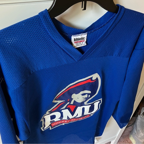 🏒RMU COLONIALS YOUTH SMALL HOCKEY PRACTICE JERSEY - Picture 2 of 13